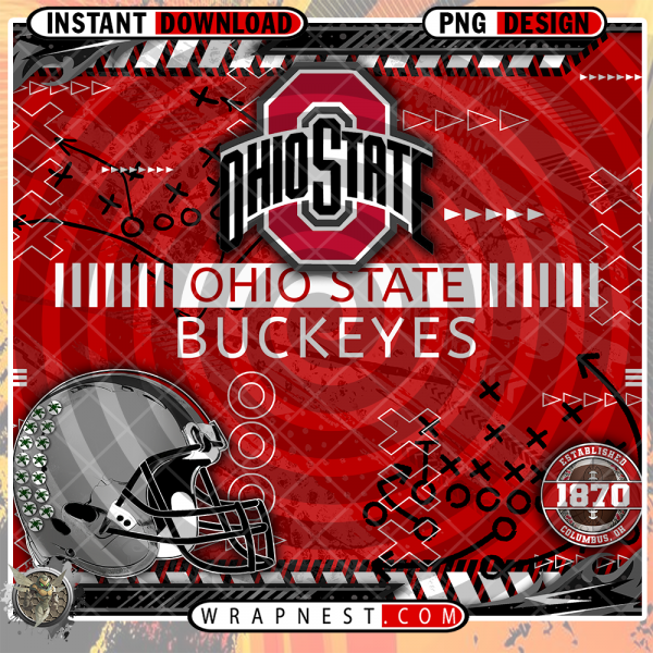 BUCKEYES X's & O's WRAP