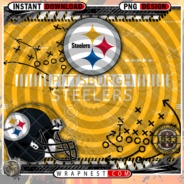 STEELERS X's & O's WRAP