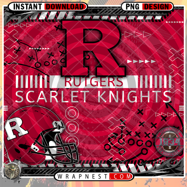 SCARLET KNIGHTS X's & O's WRAP