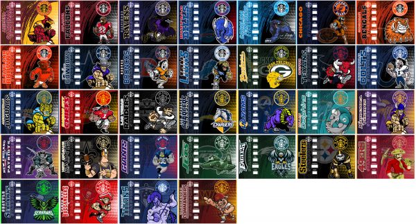 NFL STARBUCKS WRAP BUNDLE