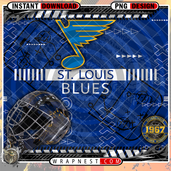 BLUES X's & O's WRAP