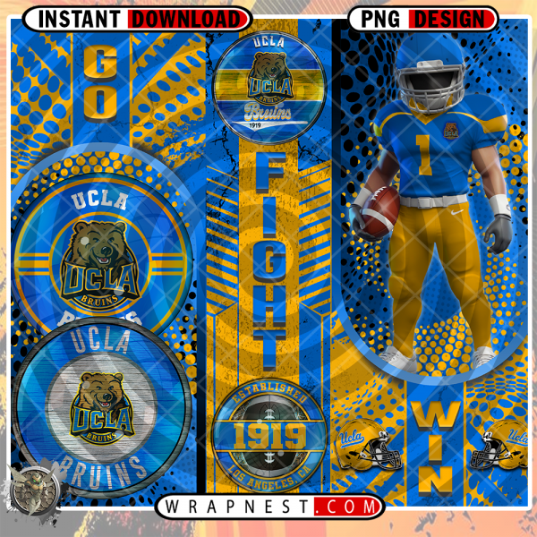 UCLA GO FIGHT WIN WRAP