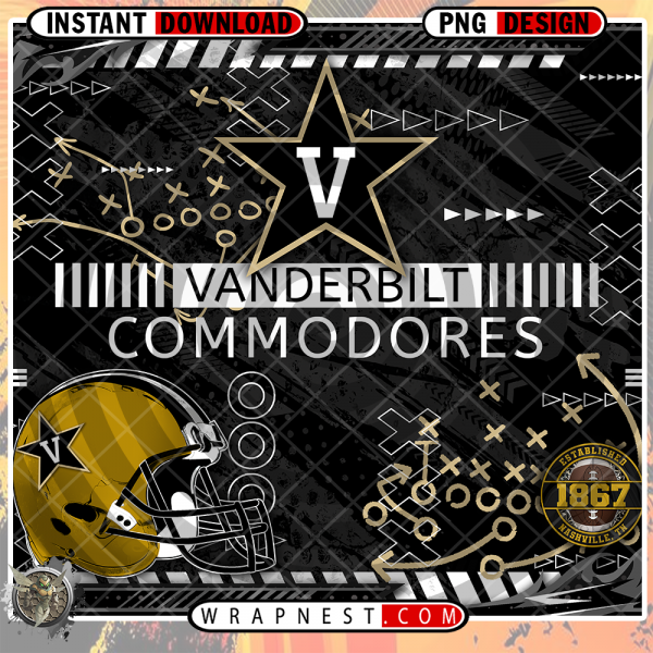 COMMODORES X's & O's WRAP