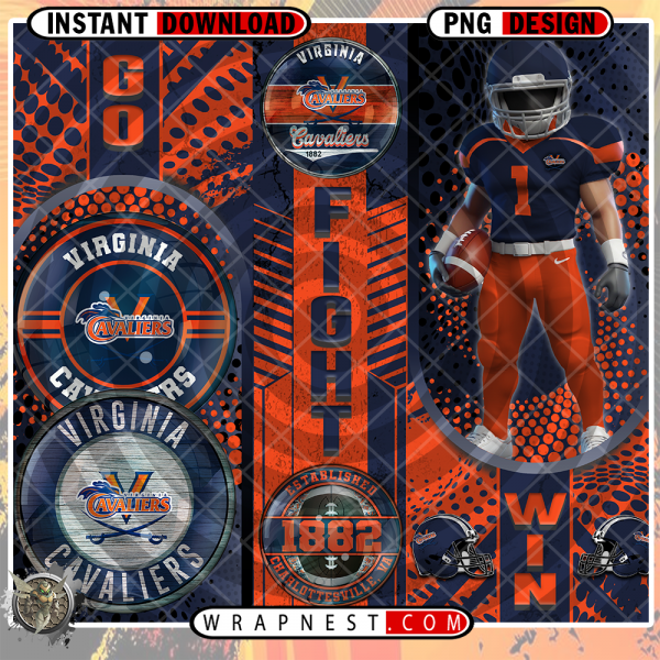 VIRGINIA GO FIGHT WIN WRAP