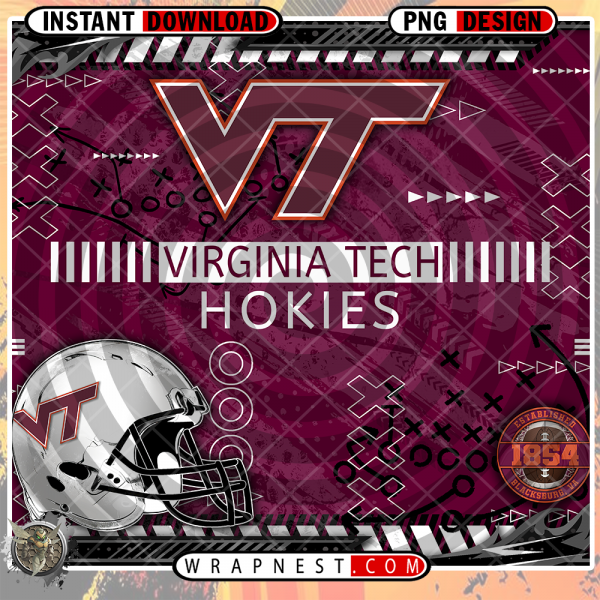 HOKIES X's & O's WRAP