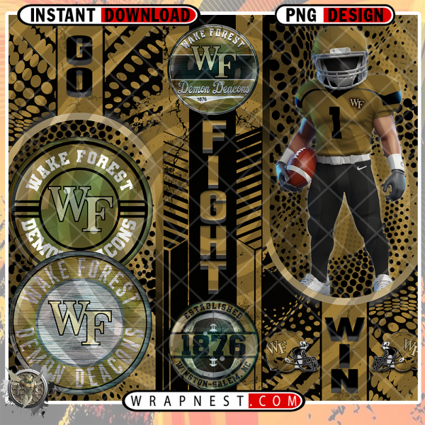WAKE FOREST GO FIGHT WIN WRAP