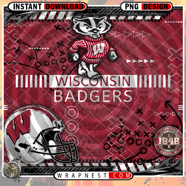 BADGERS X's & O's WRAP