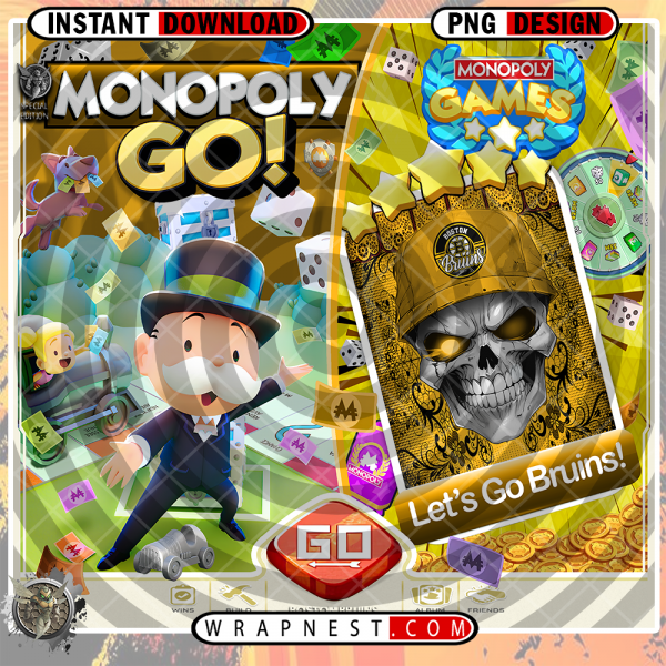 BRUINS MONOPOLY GO WRAP