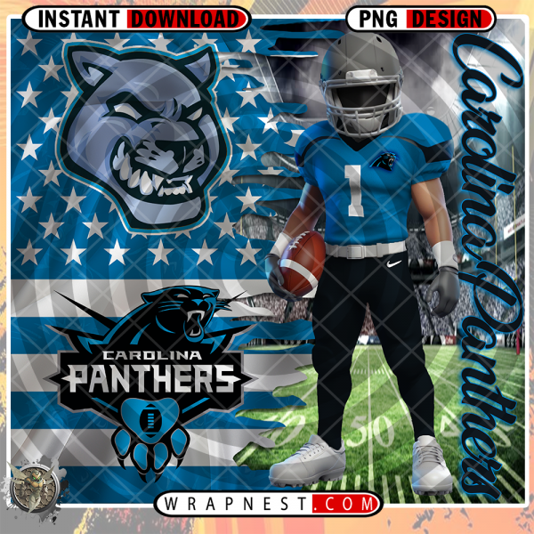 PANTHERS FLAG WRAP