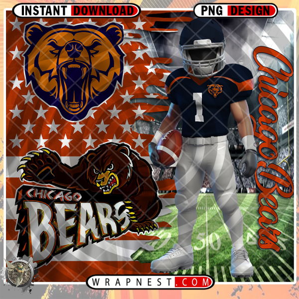 BEARS FLAG WRAP
