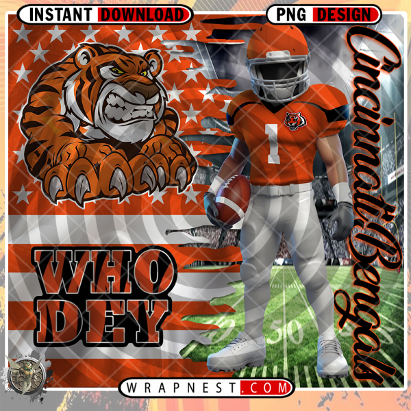 BENGALS FLAG WRAP
