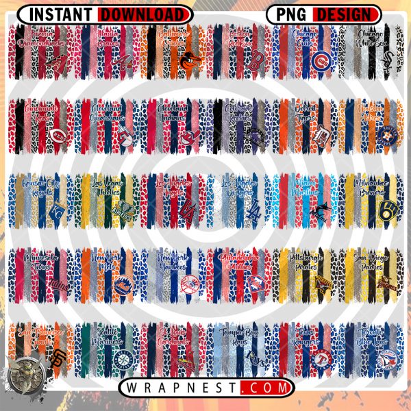 MLB BRUSH STROKES BUNDLE