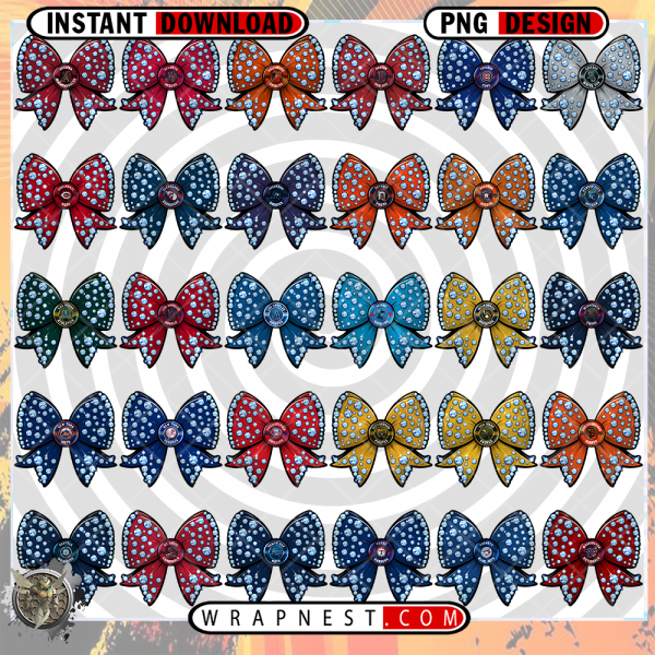 MLB BUNDLE BLING BOW