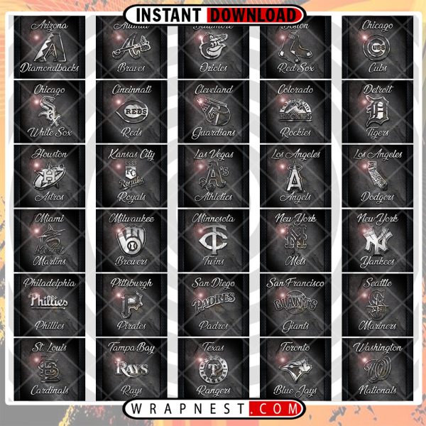 BUNDLE - MLB CHROME WRAPS