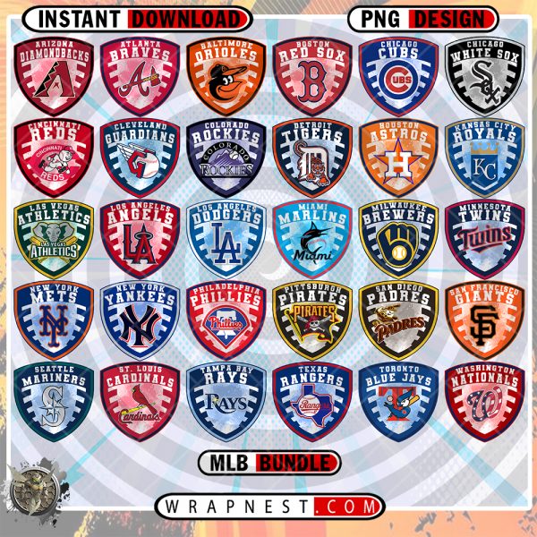 MLB SHIELD v1 LOGO BUNDLE