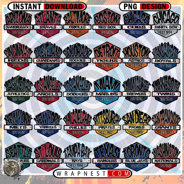 MLB SHIELD v2 LOGO BUNDLE