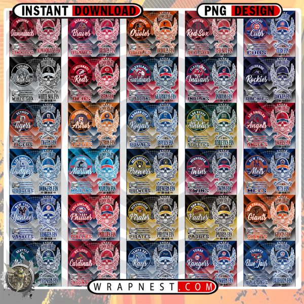 MLB SKULL WRAP BUNDLE