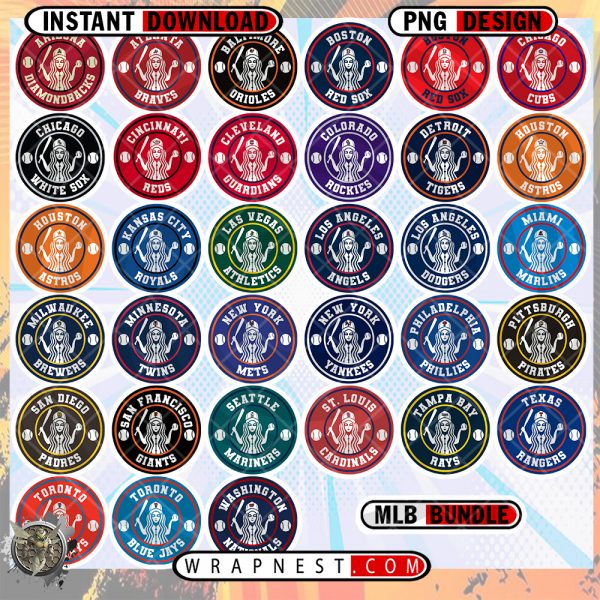 MLB STARBUCKS LOGO BUNDLE