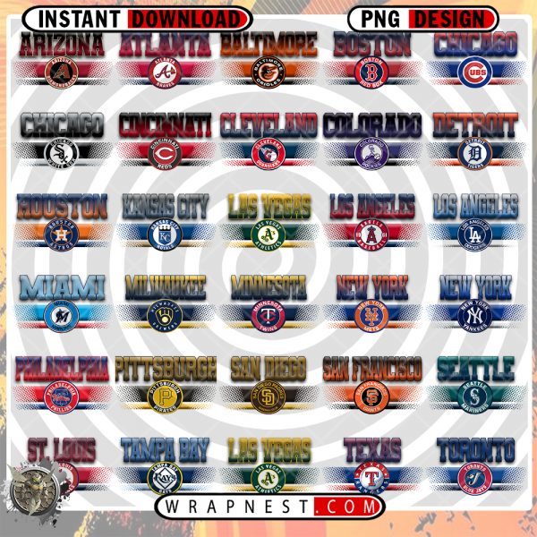 MLB TEAM STRIPE BUNDLE