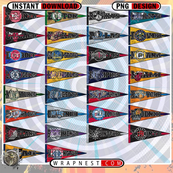 BUNDLE - NBA FLAGS v1