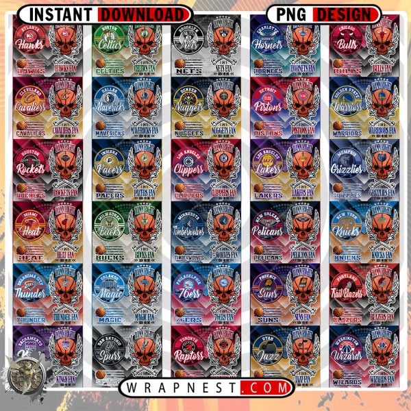 BUNDLE - NBA SKULL WRAPS
