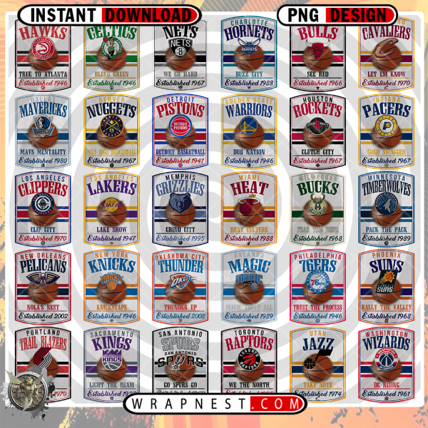 NBA VINTAGE WOOD BUNDLE