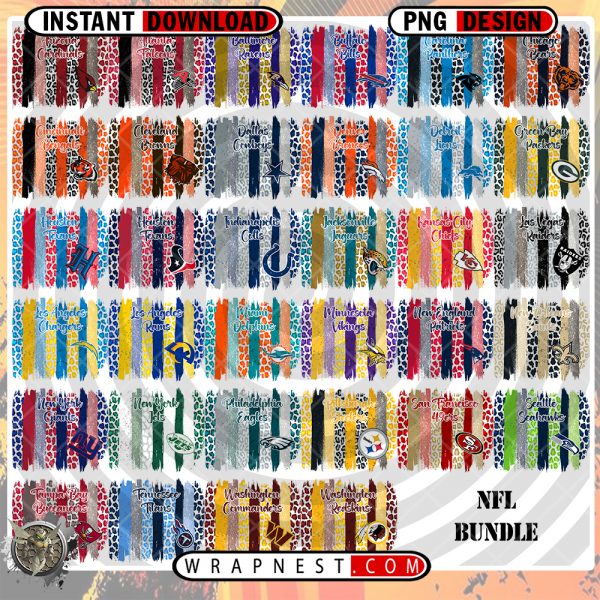 NFL BRUSH STROKES BUNDLE