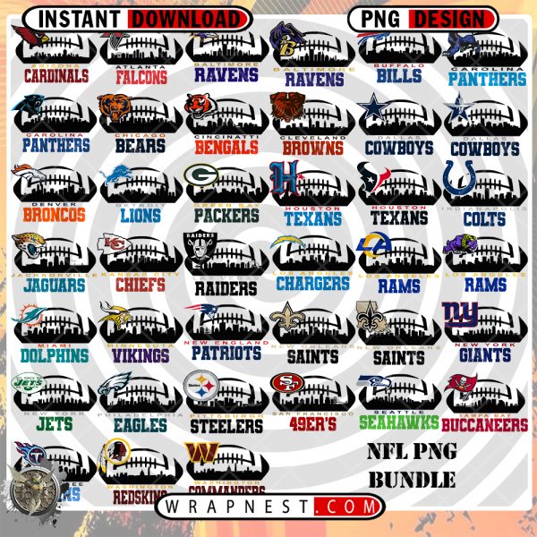 NFL CITY SILHOUETTE BUNDLE