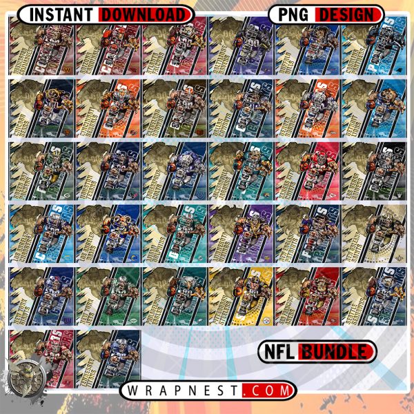 BUNDLE - NFL SILHOUETTE