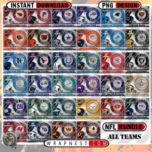 BUNDLE - GO TEAM WRAP NFL