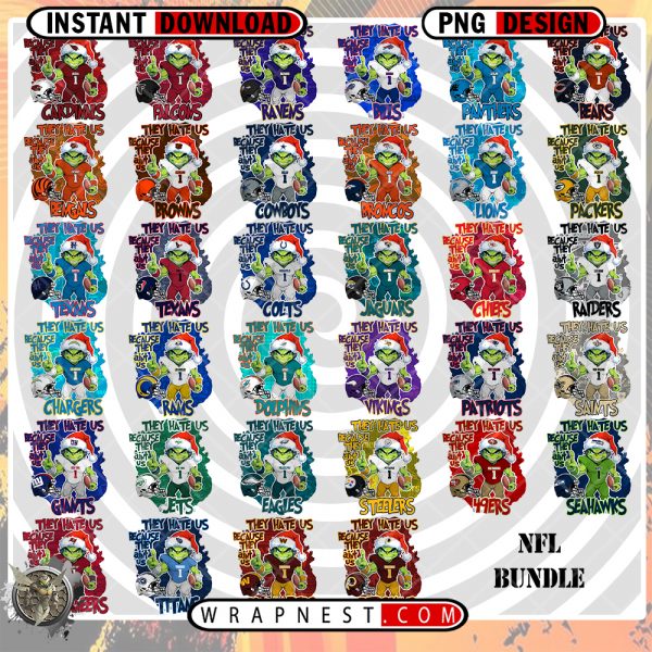 NFL GRINCH HATE US BUNDLE