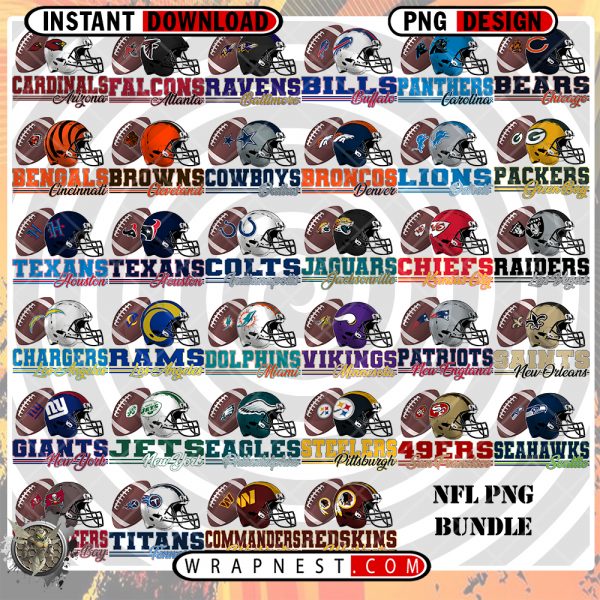 NFL HELMET/FOOTBALL BUNDLE