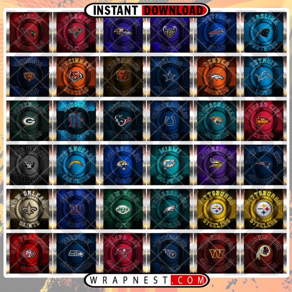 BUNDLE - NFL METAL WRAP