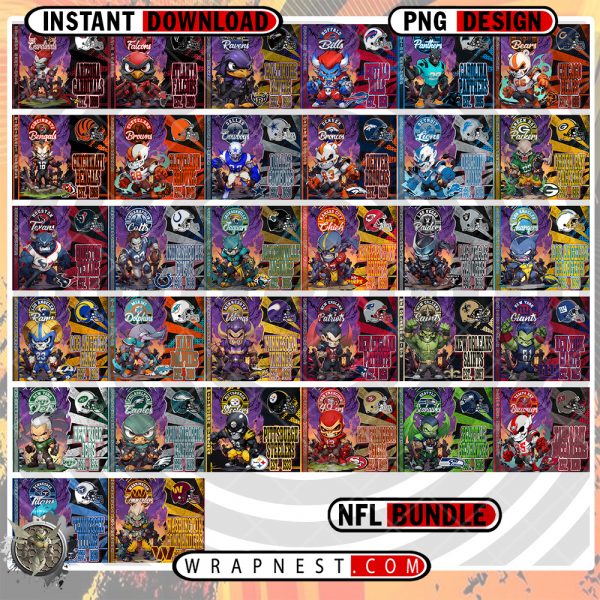 NFL MASCOT WRAP BUNDLE