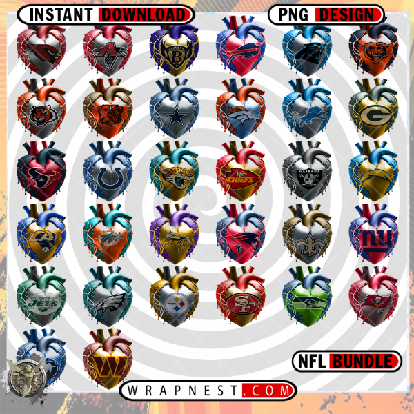 NFL BUNDLE BLEEDING HEART