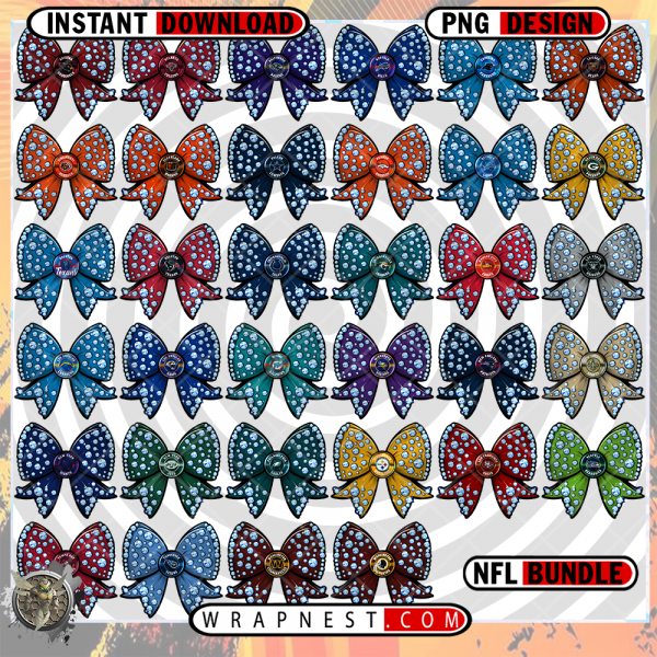 NFL BUNDLE BLING BOW