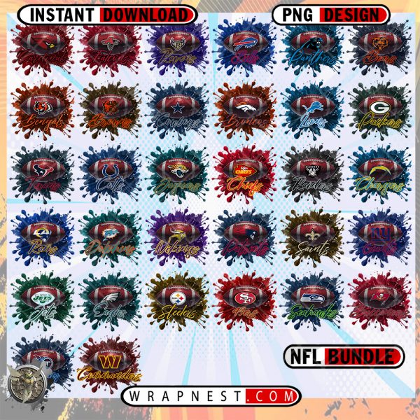 NFL BUNDLE PAINT SPLASH