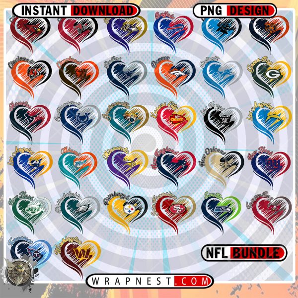NFL BUNDLE TEAM HEART