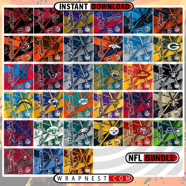 BUNDLE - NFL TEAM SPORTS WRAPS