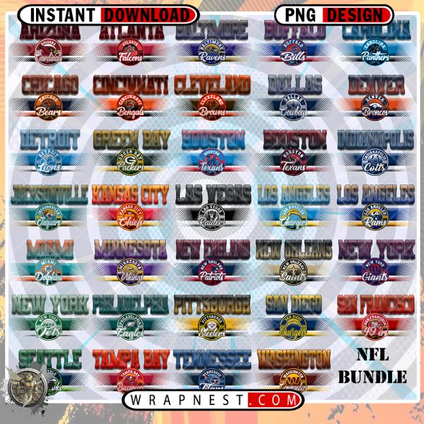 NFL TEAM STRIPE BUNDLE