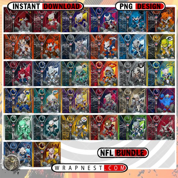NFL ZIPPER WRAP BUNDLE