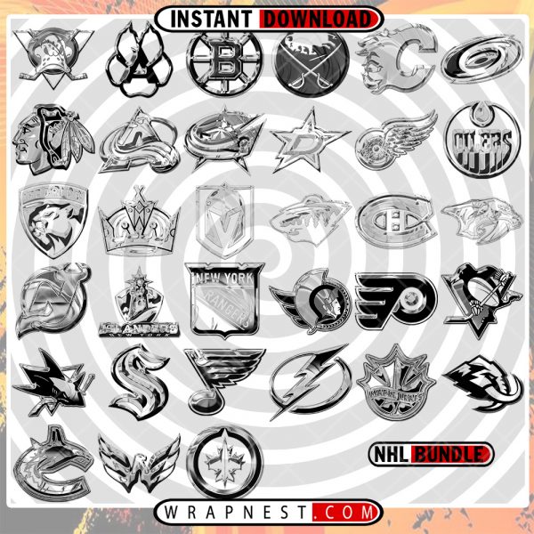 BUNDLE - NHL CHROME LOGOS