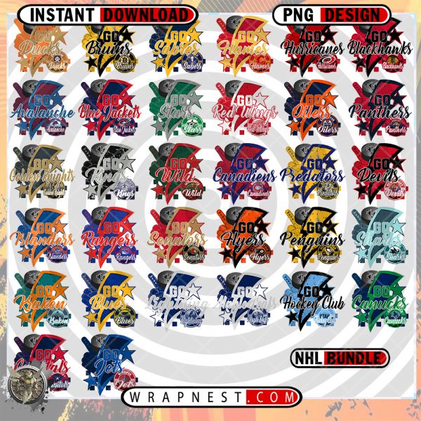 BUNDLE - NHL GO TEAM BOLT