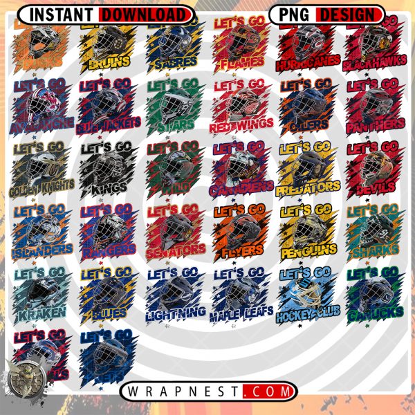 NHL LETS GO PNG BUNDLE