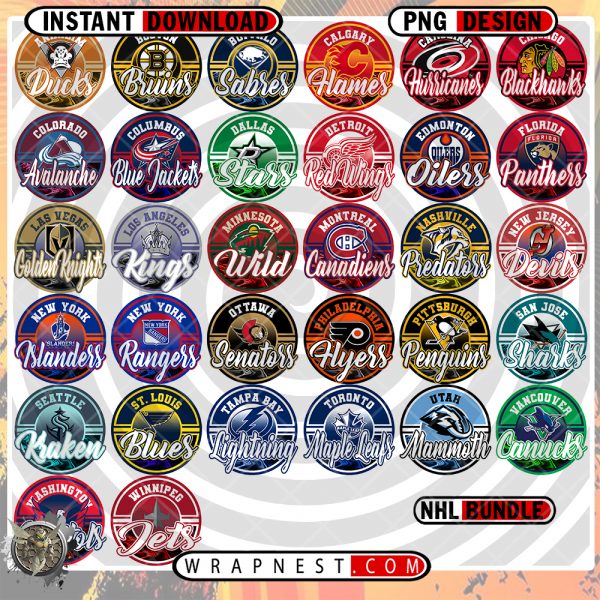 NHL METAL LOGO BUNDLE