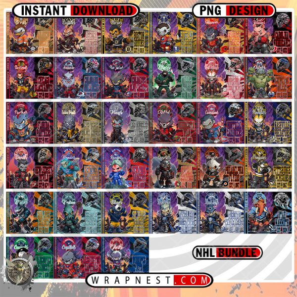 NHL MASCOT WRAP BUNDLE
