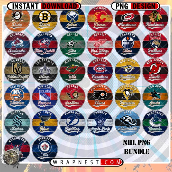 NHL WOOD LOGO BUNDLE