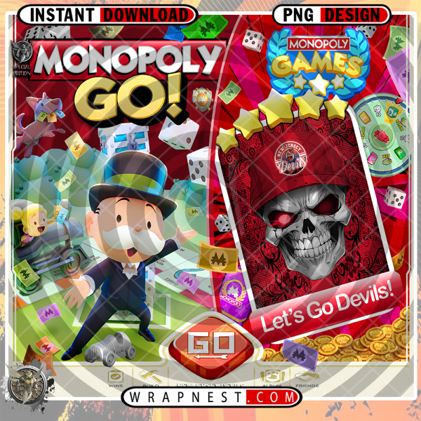 DEVILS MONOPOLY GO WRAP