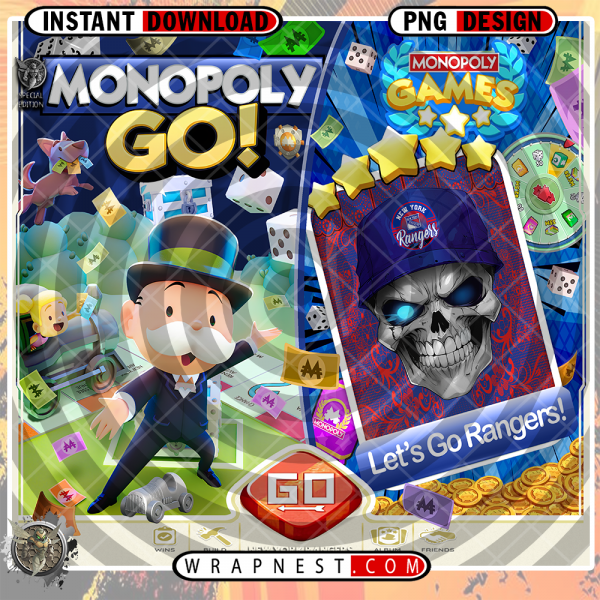 RANGERS MONOPOLY GO WRAP
