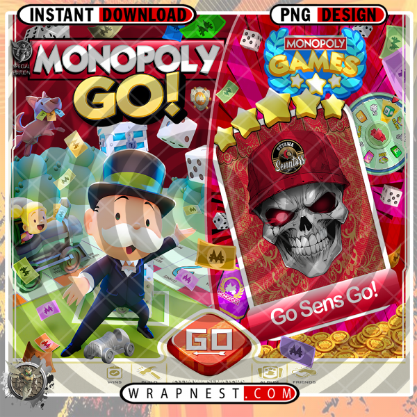 SENATORS MONOPOLY GO WRAP